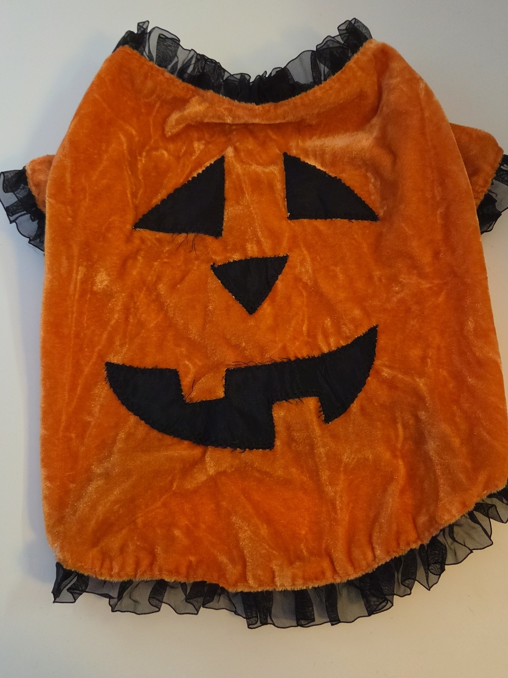 🆕️ Halloween Vintage Orange Pumpkin Dog Costume
